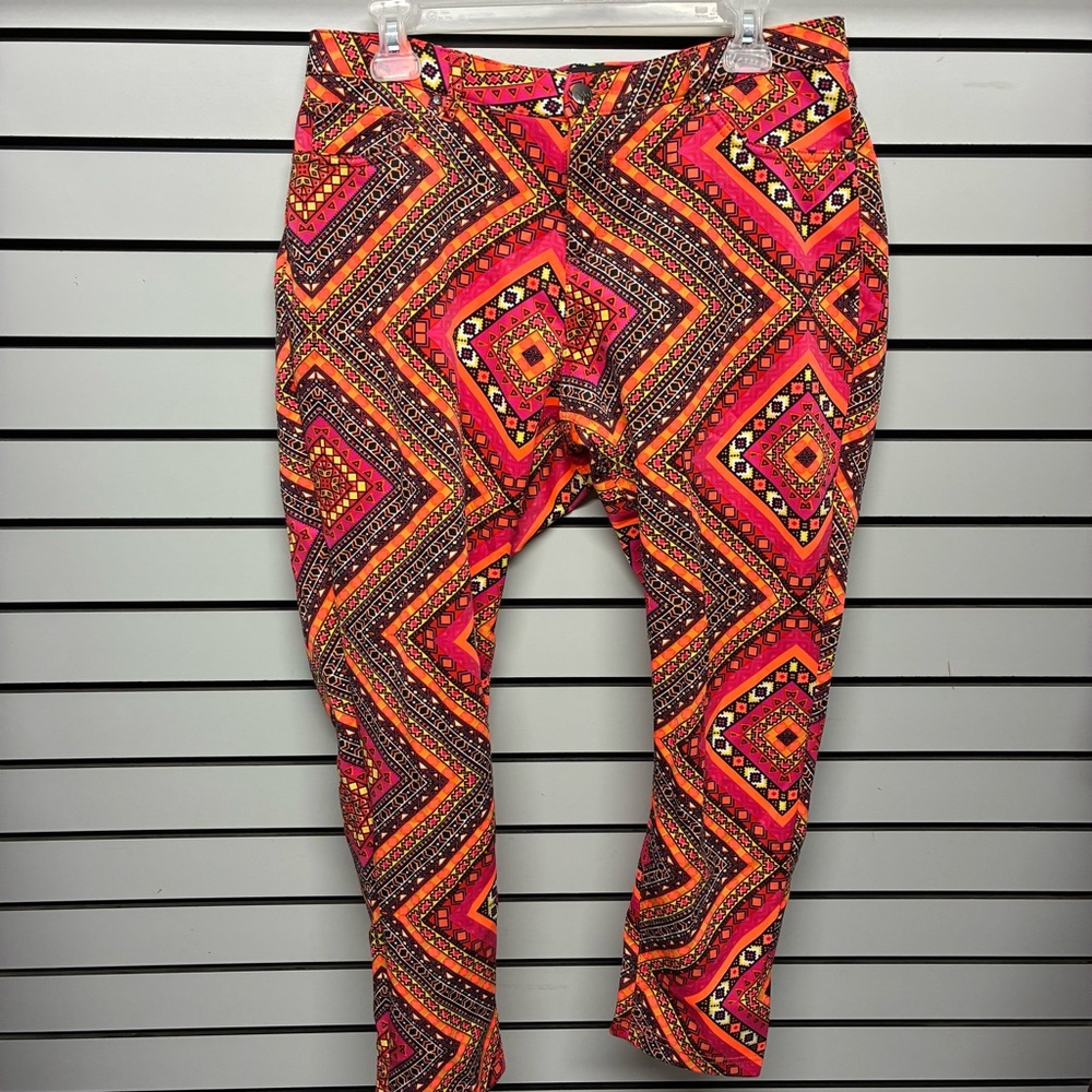 Like an Angel Multicolor Geometric Leggings